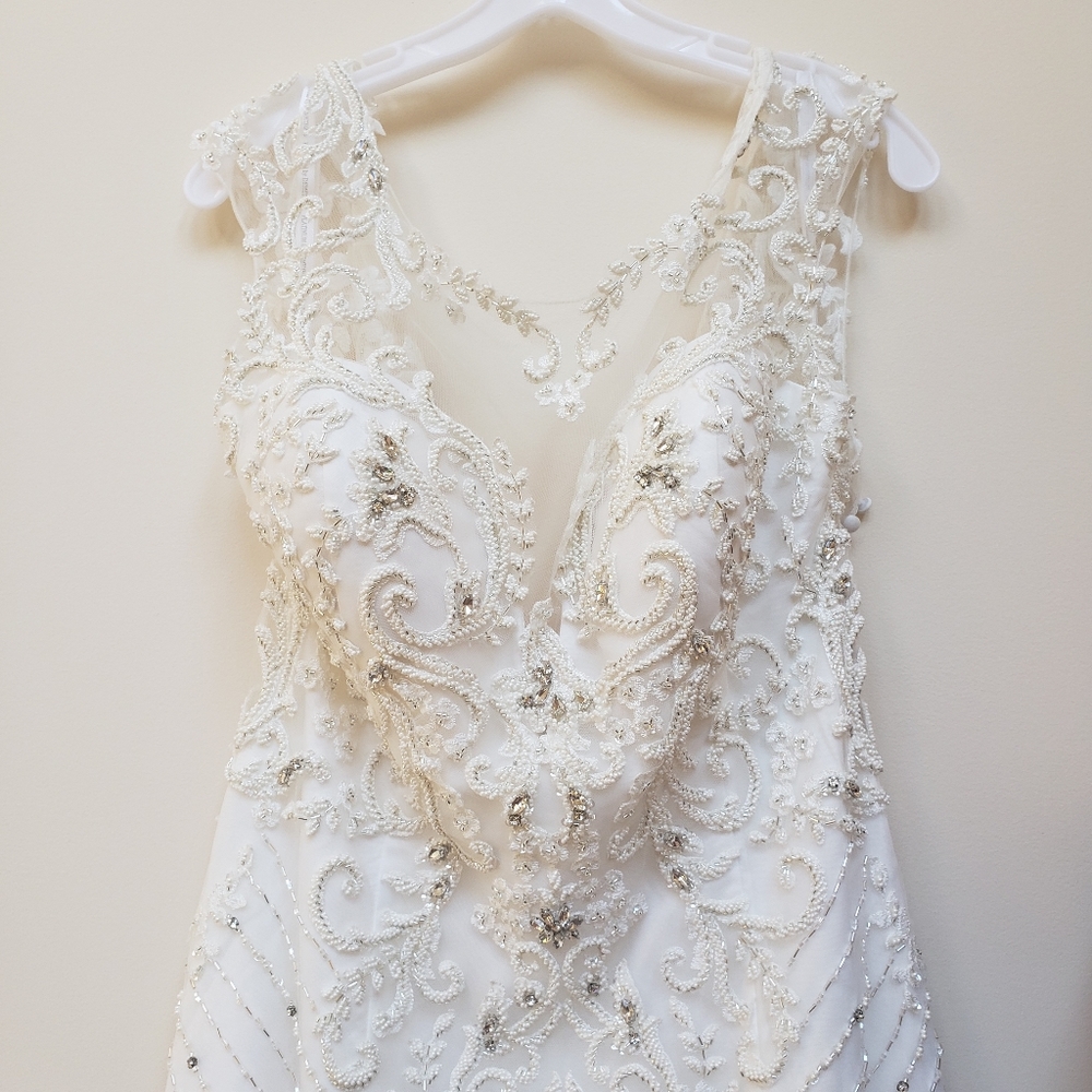 Platinum by Demetrios Wedding Gown - Picture 1 of 9